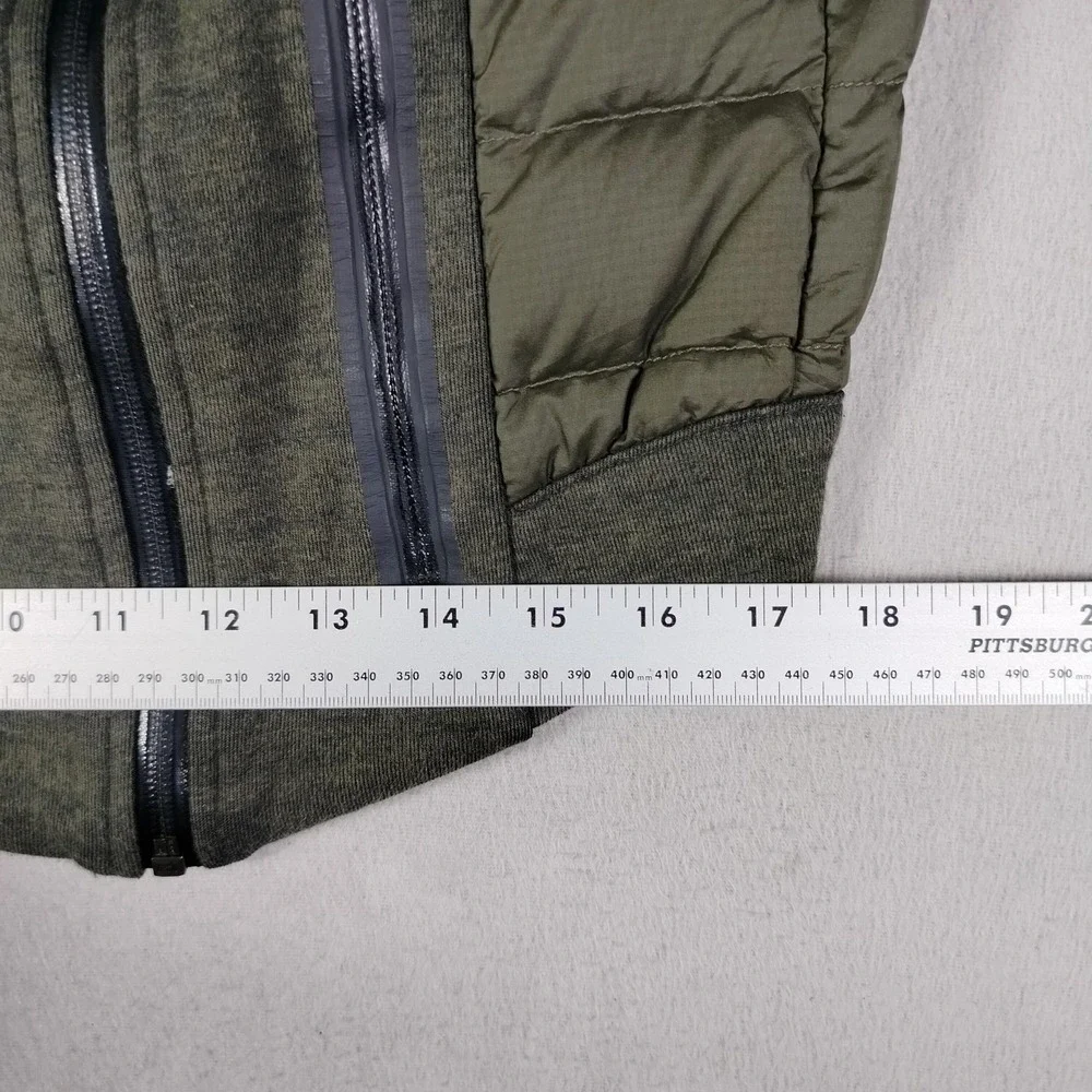 Nike AeroLoft 800 Jacket Mens Medium Green Down Full Zip Running Training
